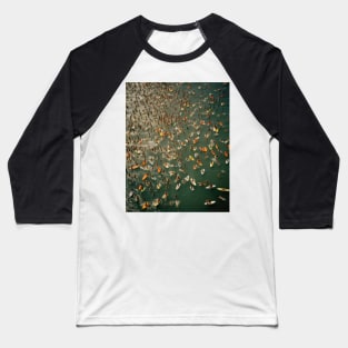 Surfing and Vibing - Vintage Fine Art Photography Baseball T-Shirt